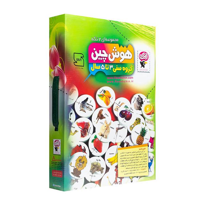 بازی فکری هوش چین 2 تکه ی 3 تا 5 سال زاغک